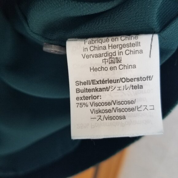 J. Crew Velvet Green Tank Top Size 2 NWT - Picture 9 of 10